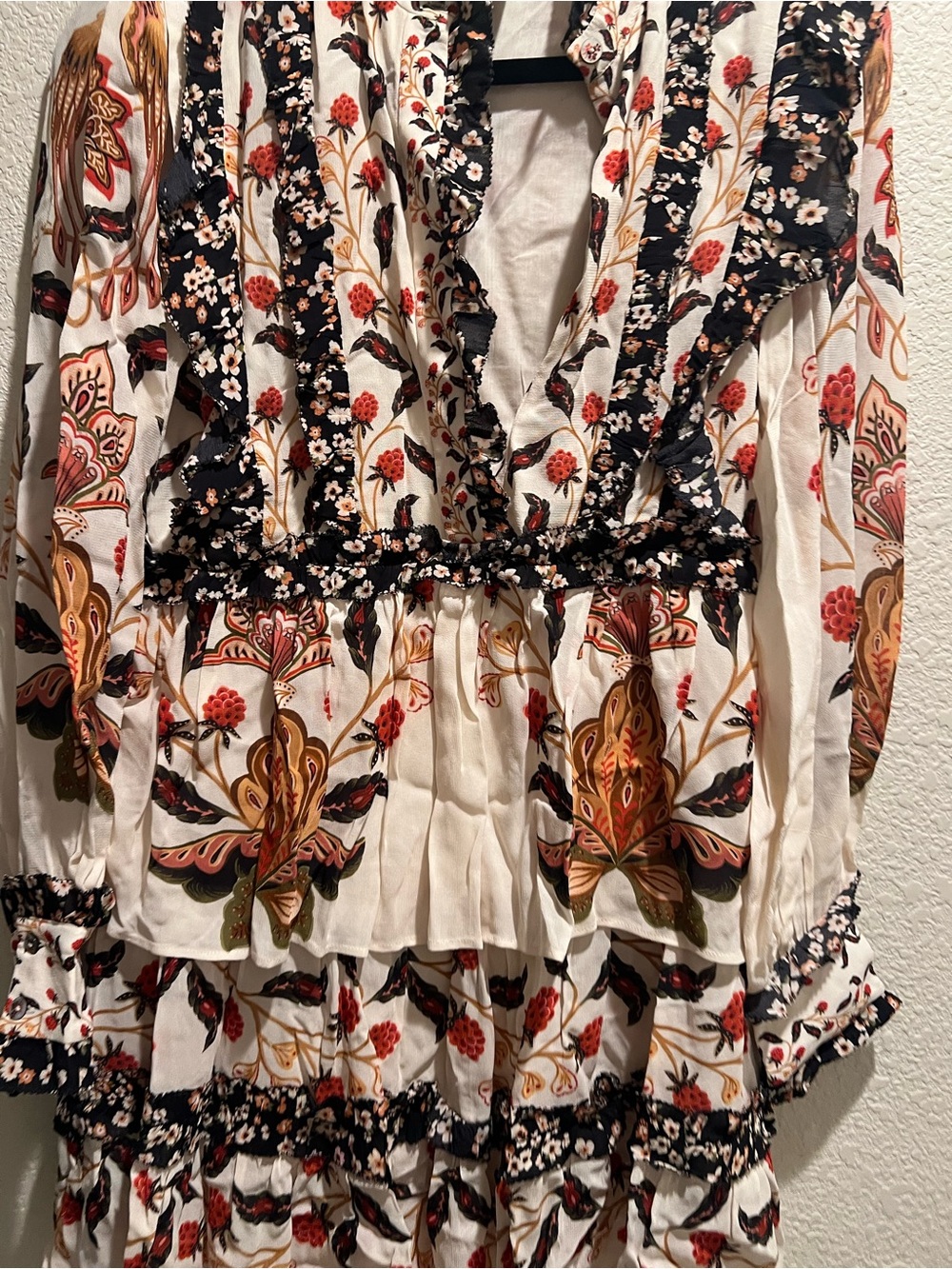 Farm Rio cream berry garden dress - Picture 7 of 7